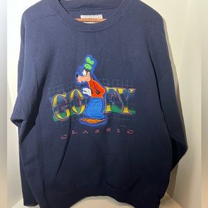 Vintage 90s genius goofy, crewneck sweatshirt, large